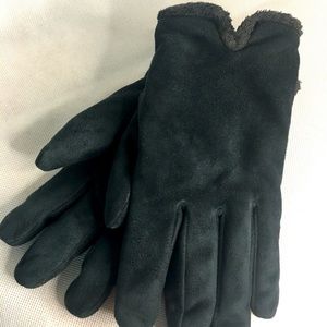 Black Suede Gloves ARIS 115